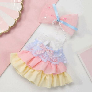 �y10�F����I�ׂ�zTHE MONSTERS Exciting Macaron LABUBU ���u�u��p �ʂ�����ݕ� �Z�b�g�bPOPMART 15cm�E17cm�Ή� �n���h���C�h �v�����Z�X�h���X�����킢���X�J�[�g�X�^�C�� �h�[���ߑ� ���� ���킢