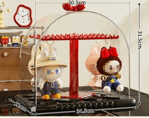 yuu [zPOPMART LABUBU p [P[X e DIYŎRɐςݏdˉ\ ho tBMAfBXvC 15cm 17cmΉ uu h[X^h v[g Mtg tBMA[P[