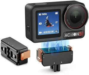 DJI Osmo Action 5 Pro用磁気アダプターマウント クイックリリース マグネット接続 アクセサリー付き