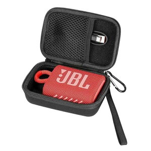 JBL GO 3/JBL GO 4 Bluetooth�X�s�[�J�[��p�ϏՌ��n�[�h�P�[�X �J���r�i�t�� �h���Ή� �|�[�^�u�����[�o�b�O