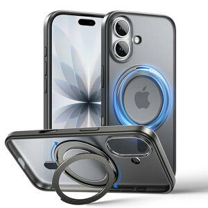 yziPhone 17p n[h}bg  X}zP[X ϏՌ ~߉H JRg[Ή 360°]X^h MagSafeΓ CX[d\ RpKiی R[eB