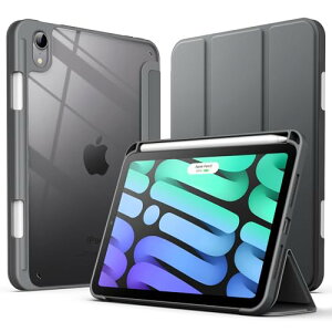 �y���������ziPad mini ��7����E��6����Ή� ���� ���^ �X�^���h�t�� �^�u���b�g�J�o�[ �N���A�f�U�C�� �Ռ��z�� �I�[�g�E�F�C�N/�X���[�v�@�\ Pencil���[�\ �u���b�N 8.3�C���`�p �r�W�l�X �w
