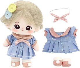 20cm対応 セーラー服風 ルームウェアセット ぬいぐるみ服 イエロー 大人用 おしゃれ リラックス 水着 部屋着 送料無料