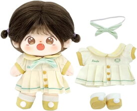 20cm対応 セーラー服風 ルームウェアセット ぬいぐるみ服 イエロー 大人用 おしゃれ リラックス 水着 部屋着 送料無料