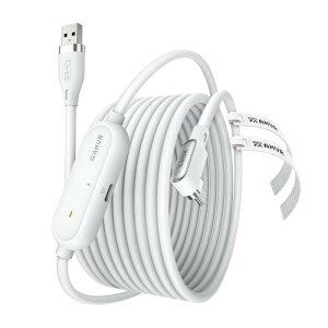 VR�����N�P�[�u�� USB3.0 Type-C L���^ 5m Quest3S Quest3 Pico4�Ή� �����f�[�^�]�� �}���[�d PCVR �P�[�u�� �z�� �R�[�h �y�� ���ϋv �Q�[���p