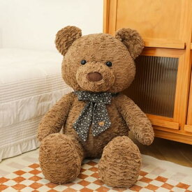 くまぬいぐるみ 大きい クッション 特大 ぬいぐるみ アニマル キャラクター 萌えグッズ ブラウン 柔らかくふわふわ 高品質 送料無料