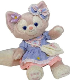 【送料無料】Sサイズぬいぐるみ用 ツイード素材 ピンクチェック柄 ワンピースドレスセット レース装飾付き ヘアアクセサリー＆ミニショルダーバッグ付属 高品質 着脱簡単 記念写真・パーティー用 プレゼントに最適 女の子向け おしゃれで可愛い