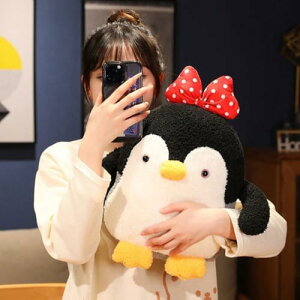 ふわふわ柔らかペンギンぬいぐるみ 抱き枕 キャラクター ペンギン アニマル 子ども 女の子 男の子 お祝い ホワイト 軽量 大容量 シンプル おしゃれ ギフト