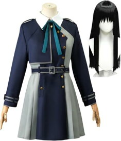 【送料無料】アニメ『リコリス・リコイル』井ノ上たきな コスプレ衣装 制服セット ウィッグ付き メンズ レディース対応 Lサイズ イベント ハロウィン 誕生日会 文化祭 撮影 パーティー用 高品質 綿 ポリエステル素材 おしゃれ かわいい プレゼント