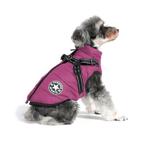 犬服2024冬の登場 一体型綿コート ハーネス付き 背中開き 暖かい 防寒 防水 撥水 おしゃれ 猫 犬 小型犬 中型犬 裏起毛 記念日 ギフト