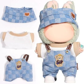 15cm/17cm 対応 ぬいぐるみ服 かわいい ドール服 着せ替え コスチューム ジャンプスーツ DIY アクセサリー 人形スーツ 写真小道 ドール世