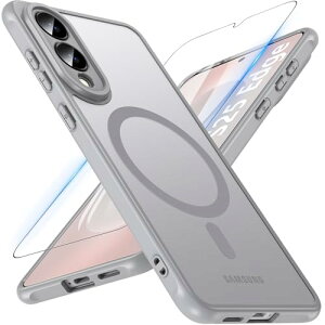 Galaxy S25 Edge �P�[�X MagSafe�Ή� �K���X�t�B�����t�� �ϏՌ� ���� ����~�� �w��h�~ ���i�� �}�O�l�b�g���� ������� �ʋ� ���s �v���[���g