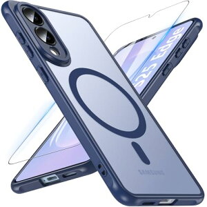 Galaxy S25 Edge �P�[�X MagSafe�Ή� �K���X�t�B�����t�� �ϏՌ� ���� ����~�� �w��h�~ ���i�� �}�O�l�b�g���� ������� �ʋ� ���s �v���[���g