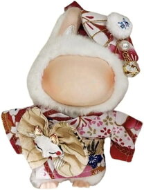 17cm人形用着せ替えセット ラブブ1・2・3代目対応 和服 浴衣 頭飾り かわいい 着物 コスチューム DIY アクセサリ ぬいぐるみ服 綿人形の服