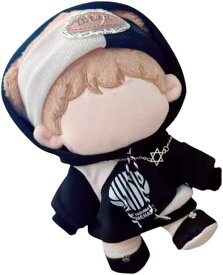 20cm用ぬいぐるみパーカー セット 靴 ヘアバンド ネックレス おしゃれ シンプル 大人用 プレゼント 送料無料