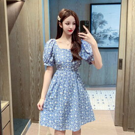 楽天市場 Aラインワンピース フレア 花柄の通販