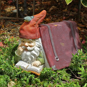 本と ドワーフ オーナメント 置物(本の寝床)12921