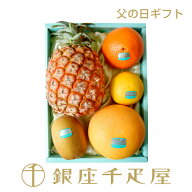 銀座千疋屋 お父さんありがとう（国産パインと季節の果物詰合せ1）6/18(木)〜6/21(日)のいずれかの日にち…