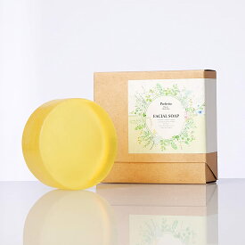 洗顔石けん 洗顔 毛穴 美肌 スキンケア くすみ デリケートゾーン ニオイ 匂い アルカリ性 ミョウバン ヒノキチオール カテキン ハーバル 固形石鹸 石けん プレフェリート フェイシャルソープ 85g