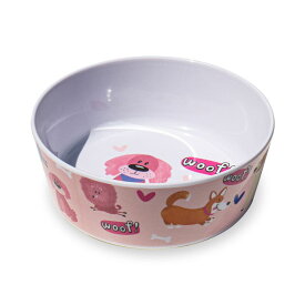 アボードホームウェア ドッグウィムジー 犬 猫 食器 Mサイズ 中型犬 餌入れ ご飯皿 ペットフードボウル 水飲み 滑り止め 食洗機対応 おしゃれ 割れにくい プラスチック BPAフリー