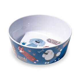 アボードホームウェア ドッグウィムジー 犬 猫 食器 Mサイズ 中型犬 餌入れ ご飯皿 ペットフードボウル 水飲み 滑り止め 食洗機対応 おしゃれ 割れにくい プラスチック BPAフリー