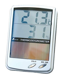 デジタル温湿度計 最高・最低ソーラーパネル 72989 業務用 2933710
