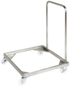 EBM 18-8 グラスラックドーリー ハンドル着脱式(底板付) 業務用 3119110