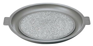 長水 遠赤 石焼プレート ノンスティック加工 アルミ枠付 32cm 業務用 3666200