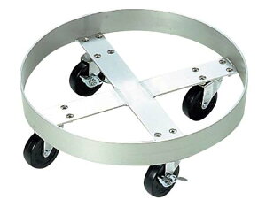 アルミ ペール台車 No.370 内寸φ370(60L用) 業務用 4660810