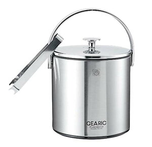 孔雀印 ステン アイスペール IBS-A160(トング付) 業務用 6761100