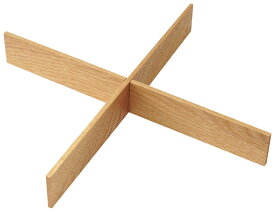 木製 正角箱 十字仕切り 白木 業務用 1254690