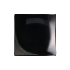 Thunder Group 角皿 18.6cm 正方形 スクエアプレート メラミン食器 食洗機対応 割れにくい プラスチック 業務用 黒 ブラック 24007BK