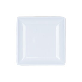 Thunder Group 角皿 10.9cm 取り皿 正方形 スクエアプレート メラミン食器 食洗機対応 割れにくい プラスチック 業務用 白 ホワイト 29004WT