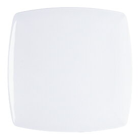Thunder Group 角皿 31.3cm 大皿 正方形 スクエアプレート メラミン食器 食洗機対応 割れにくい プラスチック 業務用 白 ホワイト 29012WT