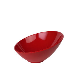 Thunder Group ボウル Lサイズ 直径23.5cm 高さ12.3cm 鉢 皿 深皿 メラミン食器 割れにくい 食洗機対応 業務用 赤 レッド CR806PR
