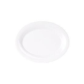 Thunder Group オーバルプレート 24.3×18.4cm 丈夫な業務用 メラミン食器 中皿 大皿 シンプル 割れにくい 食洗機対応 全5色