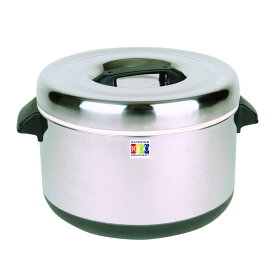 Thunder Group 保温ジャー 2.2升 4L 電気不要 保温専用 ご飯 フッ素加工 業務用 木目調/シルバー 全2色