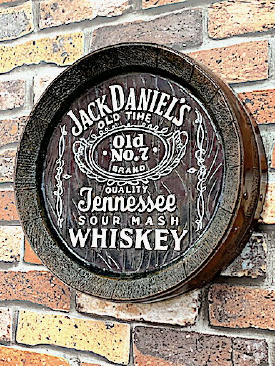 楽天市場】アメリカン雑貨 樽底壁掛け看板 JACK DANIEL