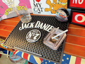 アメリカン雑貨 BAR MAT JACK DANIELS バーマット WIDE コースター ジャックダニエル パブ バー グッズ 店舗 ガレージ 車内 ディスプレイ カーアクセサリー