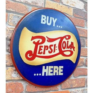 PEPSI COLA �O�b�Y �A�����J���G�� �y�v�V WOOD SIGN �Ŕ� �f�B�X�v���C �|�X�^�[ �p�u �o�[�O�b�Y �X�� �K���[�W �f�B�X�v���C