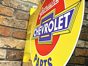 �A�����J���G�� Flange Sign CHEVROLET �V�{���[ ���^���T�C�� �X�� �K���[�W �f�B�X�v���C �Ŕ�