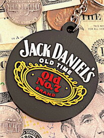 アメリカン雑貨 ラバーキーホルダー JACK DANIEL'S ジャックダニエルウイスキー キーリング キーチェーン