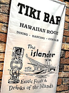 �n���C�A���G�� �i�C�����t���b�O TIKI BAR WHITE �A�����J���G�� �|�X�^�[ �Ŕ� �^�y�X�g���[ �� �X�� �K���[�W �f�B�X�v���C