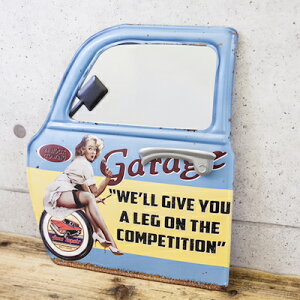 AJG  J[ hA~[ Car Door Mirror GARAGE Girl Ǌ| Ŕ X K[W fBXvC A