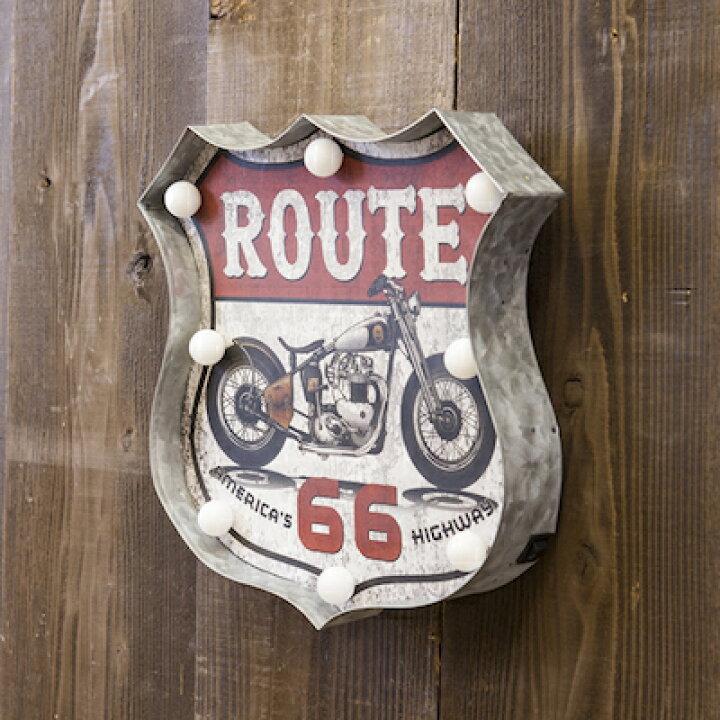 楽天市場】ROUTE66 グッズ アメリカン雑貨 ライト 照明 American  