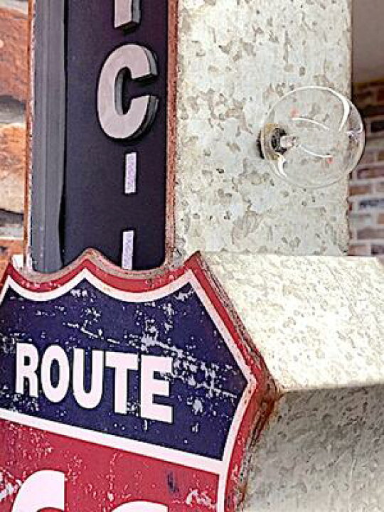 楽天市場】アメリカン雑貨 ROUTE66 グッズ オフ ザ ウォール LED  
