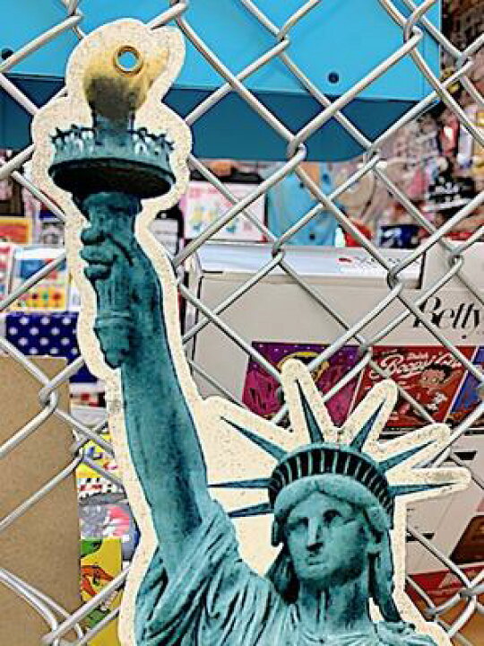 楽天市場】アメリカン雑貨 スティールサイン 自由の女神 Statue of 