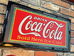 RJR[ ObY AJG Coca Cola Ɩ Cg ԐڏƖ COKE LED TC Coke Sold Here puObY o[ObY Ǌ| X K[W fBXvC