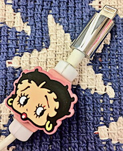 xeB ObY AJG USB CABLE PROTECTOR Betty Boop PINK USBP[u g X}z X}[gtH ANZT[ [d