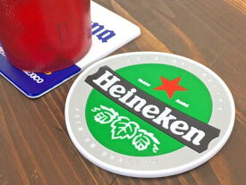 アメリカン雑貨 ラバーコースター Heineken ハイネケン キッチン雑貨 パブ バーグッズ-LC0018